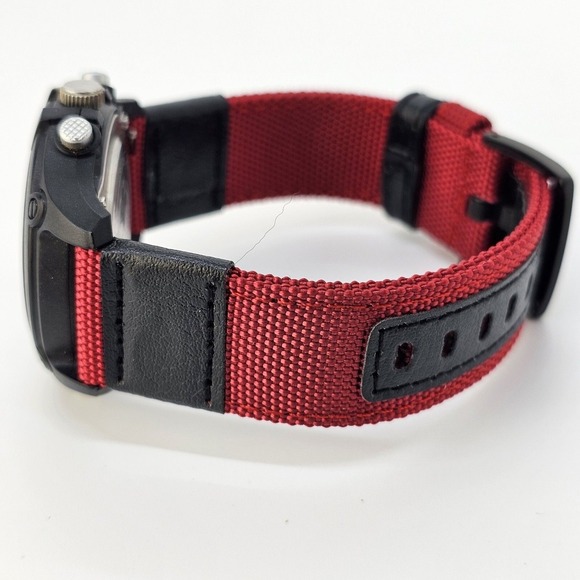 Timex Expedition Analog Digital Men's Watch 40MM NEW Red Nylon Bands NEW Battery - Picture 12 of 16